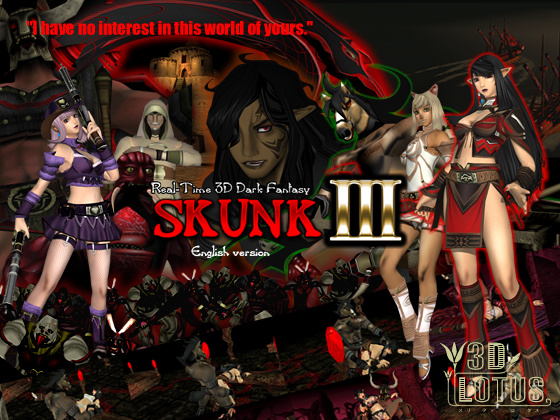 1x1.trans (同人 ゲーム) [120517] [3d lotus.com] リアルタイム3D徹底陵辱ファンタジー「SKUNKIII」神殺し (English version)